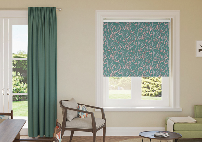 Iris, Alpine Green - Twist&Fit Roller Blind - Image 3